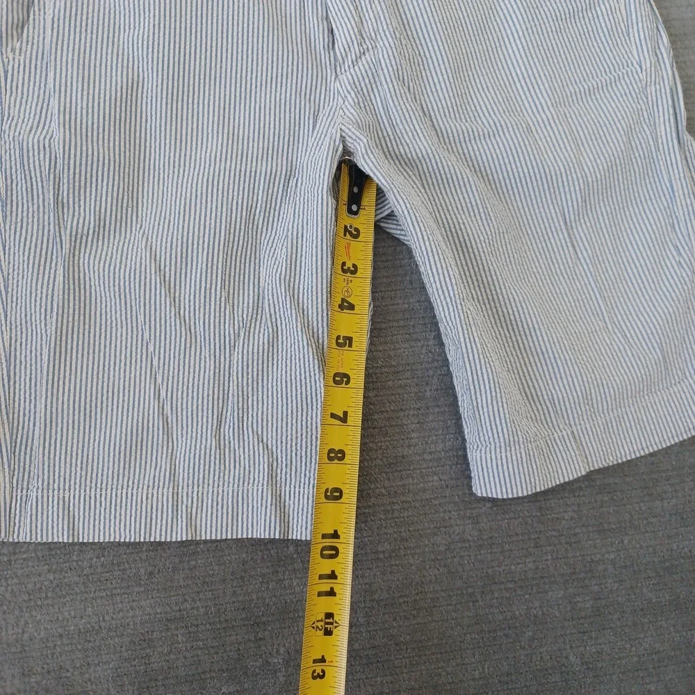 J. Crew Seersucker Shorts‎ Mens 30 Blue 10